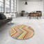 Tapis contemporain rouge / bleu / beige-1770987555