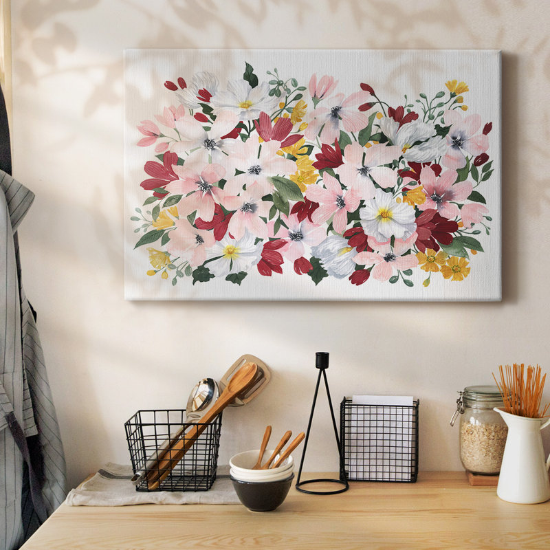 Spring Bliss III-Gallery Wrapped Canvas, 32" H x 48" W