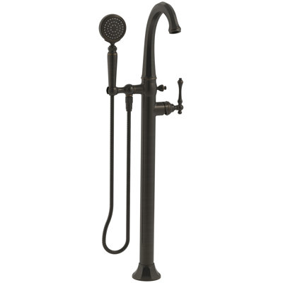 Kelston® Floor-Mount Bath Filler Trim with Handshower