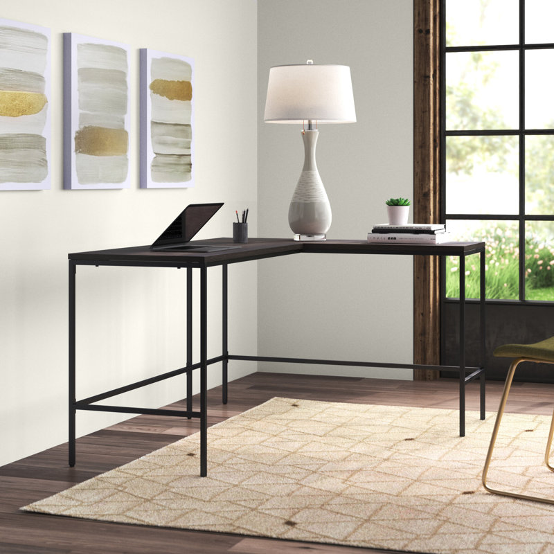 Slas L-Shaped Writing Desk, Ozark Ash