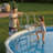 Bestway Flowclear 52 Inch Heavy Duty Metal A Frame Above Ground Pool Ladder