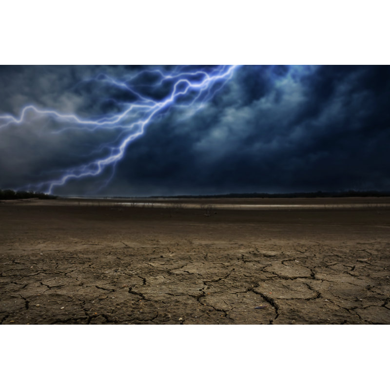 Orage éclair, H 24 po x l 36 po
