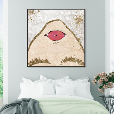 " Fashion And Glam Glitter Coveted Female Portrait "