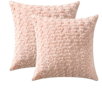 Aubreyonna Faux Fur 18'' Throw Pillow Cover