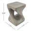 Table d'appoint Twist Shape, texture semblable au bois-1991426841