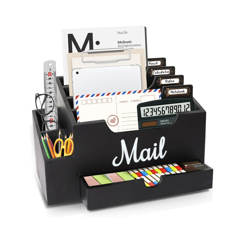 Manufactured Wood Desk Organiser