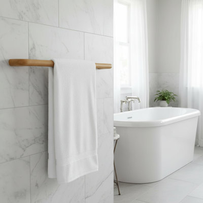 Premium Teak Towel Bar