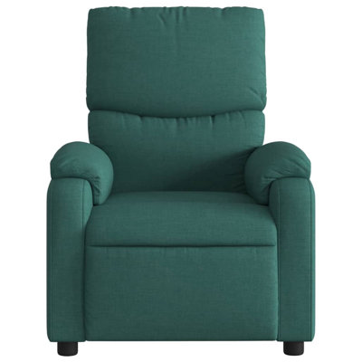 vidaXL 6-Point Massage Recliner Chair for Living Room, Adjustable Back & Footrest, Cup Holder