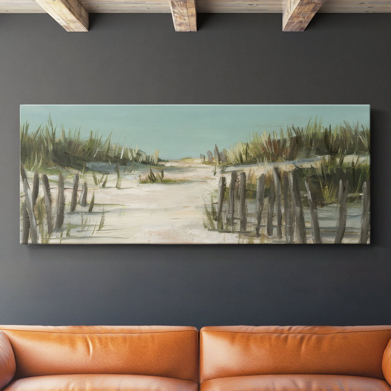 Warm Dunes II - Toile tendue avec châssis - Prêt à accrocher, H 12 po x l 30 po
