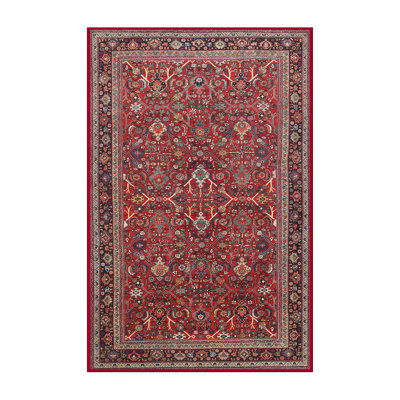 Tapis de style oriental rouge