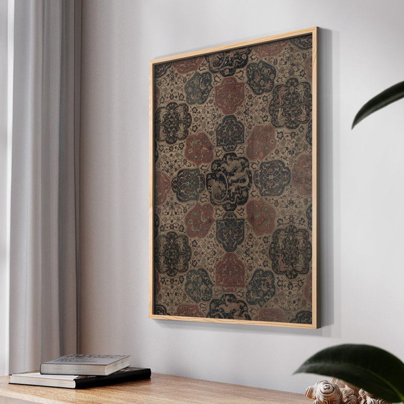 " Vintage Abstract CIII ", Natural, 10" H x 8" W