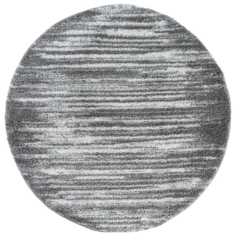 Atlantis Shag 104 Performance Abstract Rug, 6'-7" X 6'-7" Round