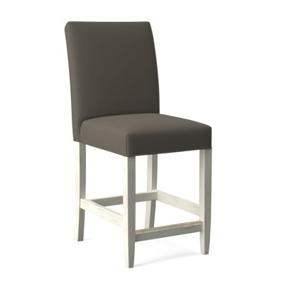 Manhattan Upholstered Stool with Solid Wood Frame