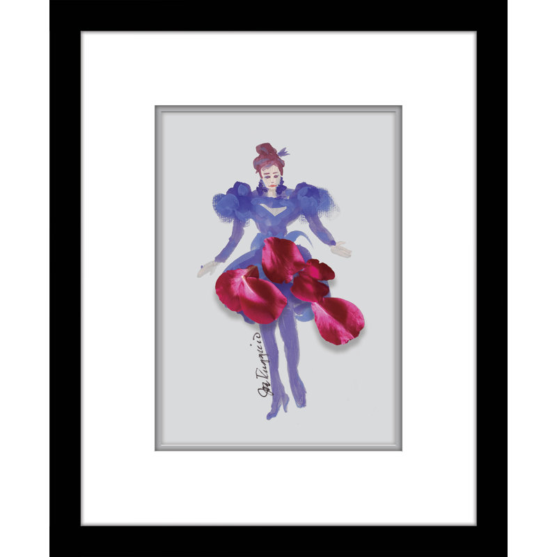Mesdames qui déjeunent 7 - Peinture encadrée sur papier
