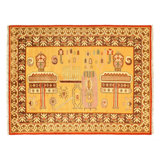Fine Hand knotted Khotan design 5'X 6'