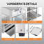 Comptoir chauffant à 4 niveaux 18 "800W 110V