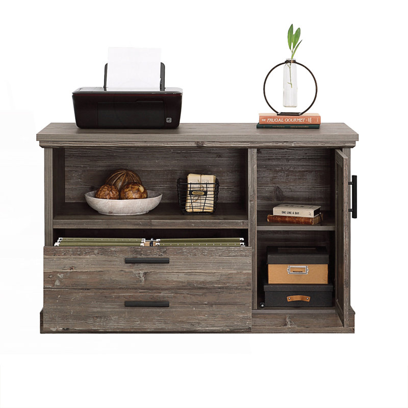 Versatile File Credenza With Adjustable Shelves