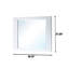 Miroir de commode Havilland