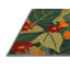 Tapis botanique brun lavable à la machine-1051674505