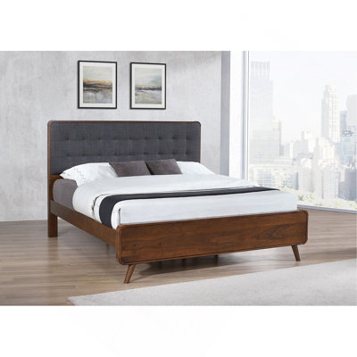 Carson Carrington Dark Walnut Eastern King Platform Bed
