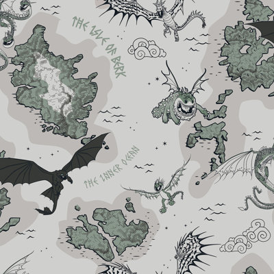 How to Train Your Dragon Isle of Berk Papier peint adhésif