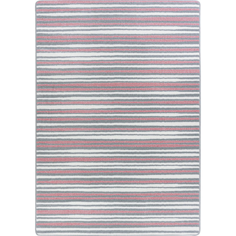 Striped Indoor Rug, Rectangle 3'10" x 5'4"