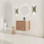 Meuble-lavabo mural 24 po avec lavabo en céramique blanche et porte à fermeture en douceur, emballage KD, contreplaqué-2058051724