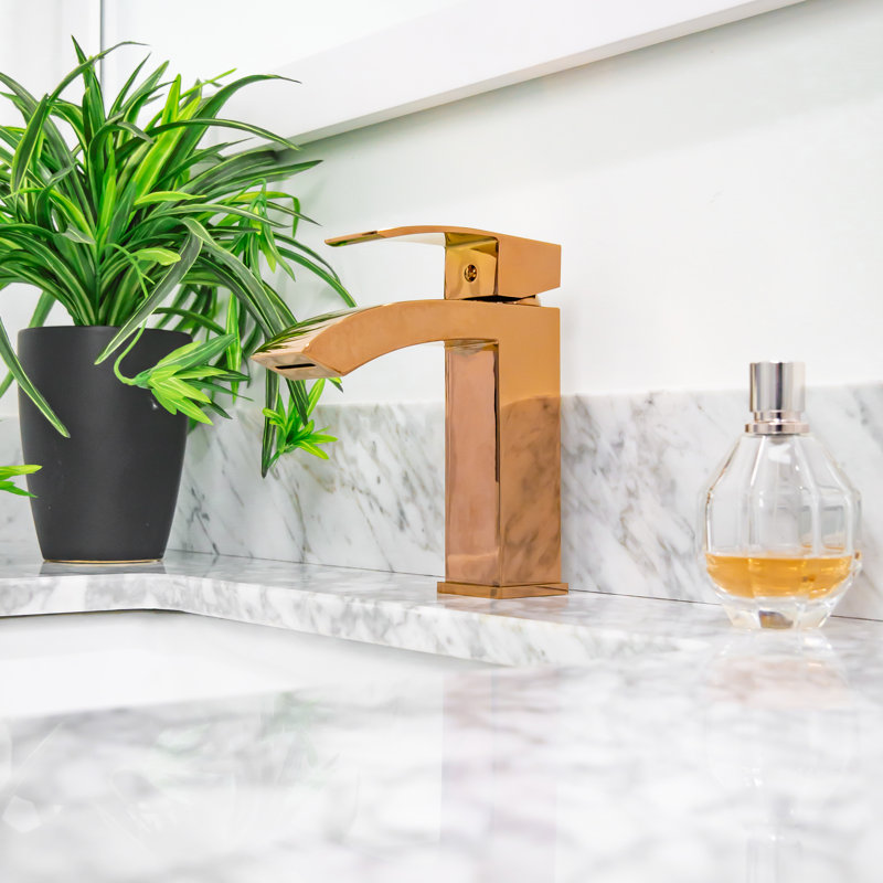Marella Bathroom Faucet, Rose Gold