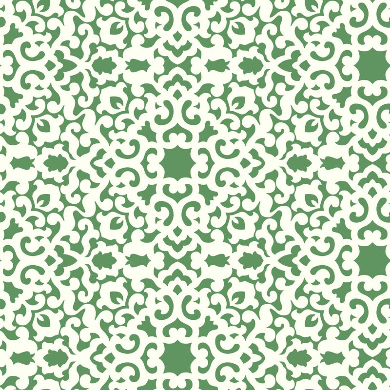 Rouleau de papier peint 33 pi x 20,5 po Hammersmith, Vert