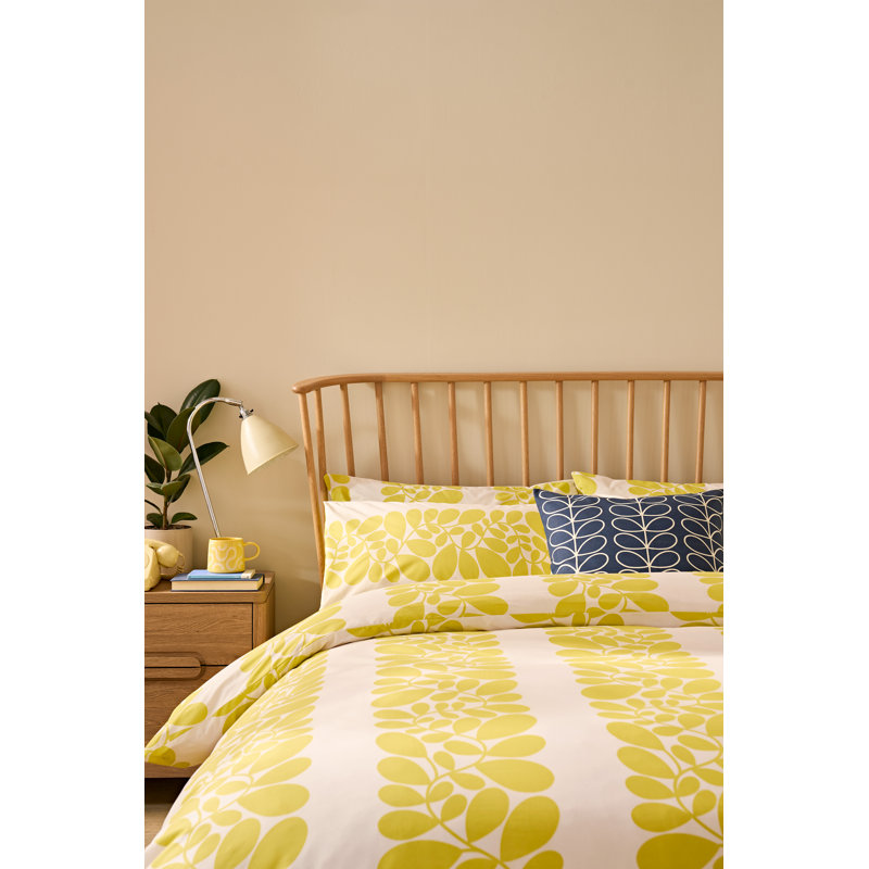 Sycamore Stripe Yellow Pillowcase Pair