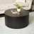 Cole And Grey Wood Handmade Ribbed Living Room Coffee Table With Slatted Base-1220465485