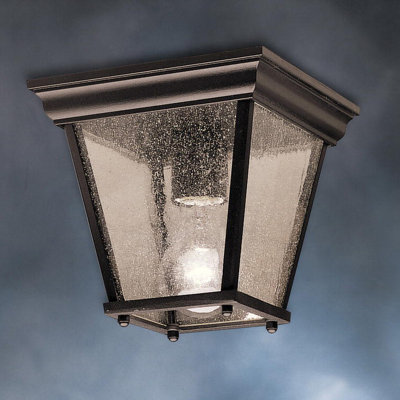 New Street Glass Flush Mount
