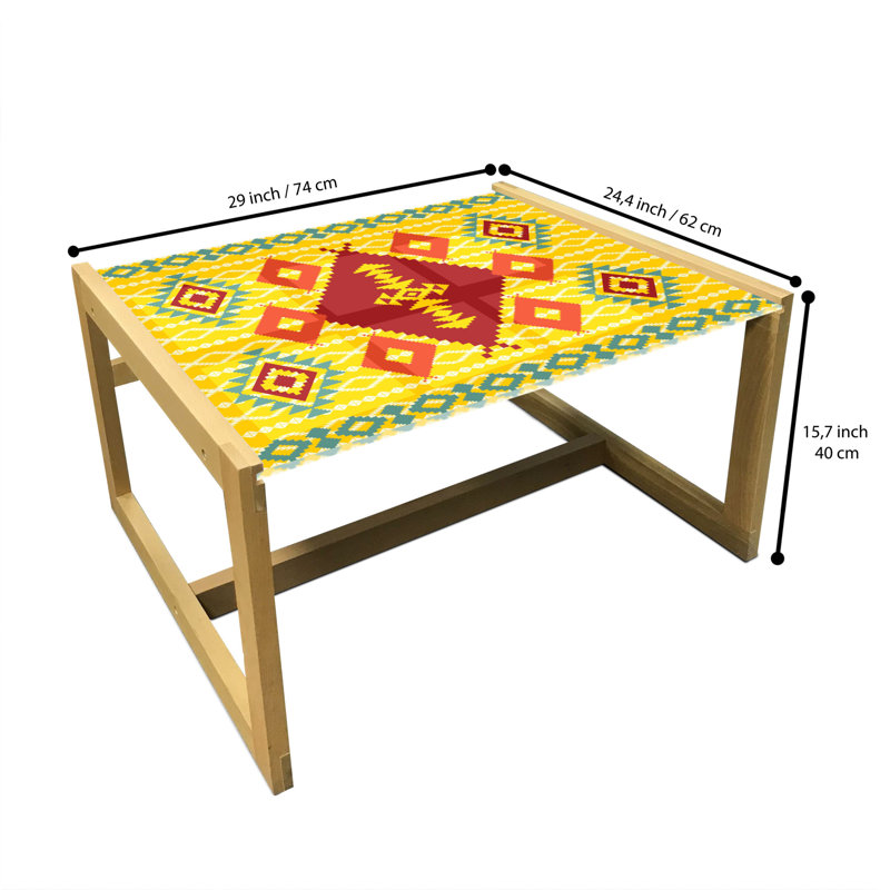 Jackston Sled Coffee Table, 62cm H x 74cm W x 40cm D