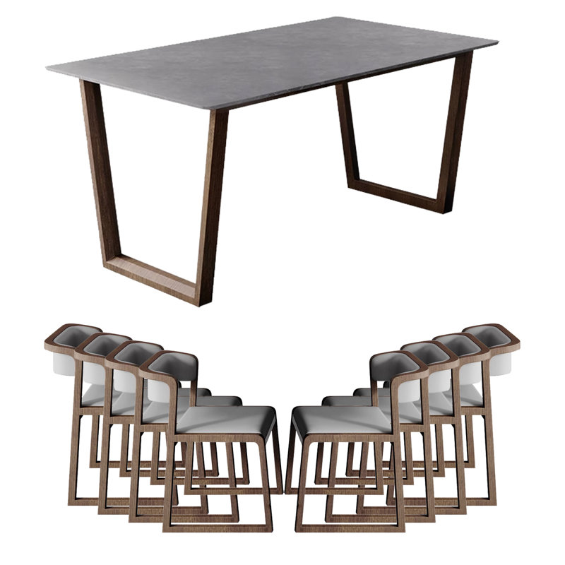 Ensemble de table de salle à manger Nordic Minimalist