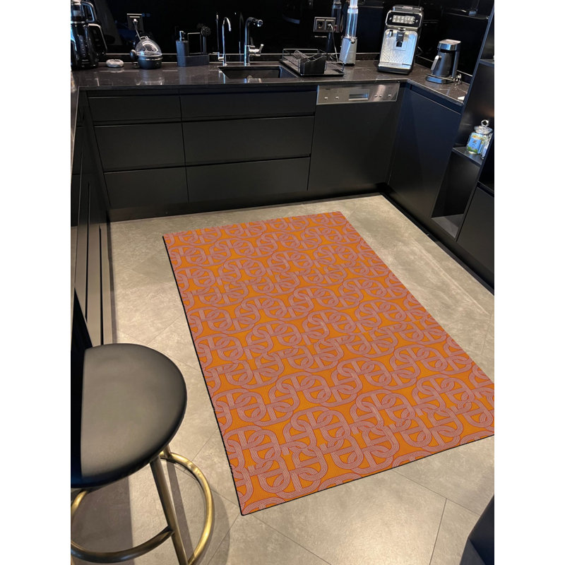 Tapis intérieur / extérieur Kellian, Tapis de couloir 3 pi 3 po x 6 pi 7 po