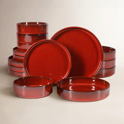 Santorini Terracotta Dinnerware Set - Service for 4