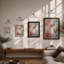 Drifting Feathers Minimalist - Print-80057275-80057276