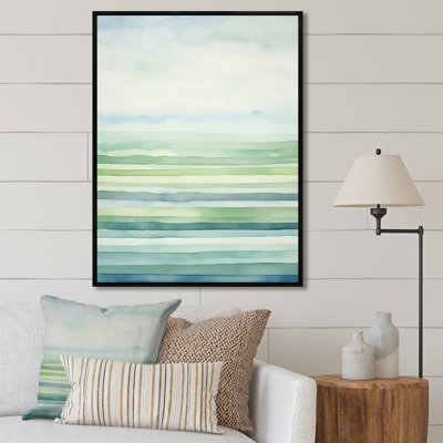 Minimalisme harmonique, horizon II, impression sur toile