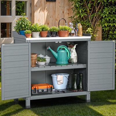Myndi Fir Wood Potting Bench