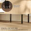 HOMCOM TV Unit for Living Room, TV Stand, Oak Tone