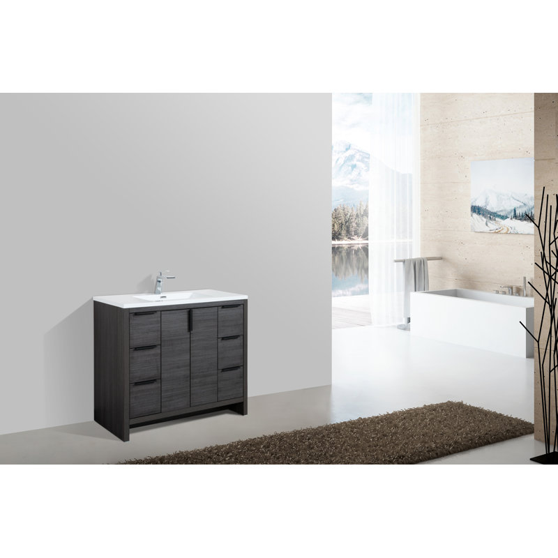 Meuble-lavabo simple 40 po Evana