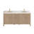 Lala 72" Double Bathroom Vanity with Grain White Engineered Stone Countertop without Mirror-1684789241