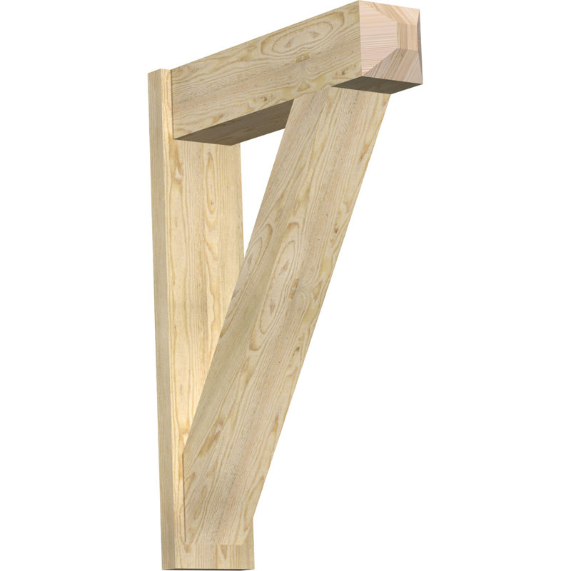 Artisan traditionnel en bois rustique, P 30 po x H 42 po, Sapin Douglas de 8 po (sciage brut)