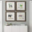 Golden Cuisine Sheep - Ensemble de 4 impressions sur toile encadrées-2076140451-2076140456