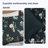 Hypoallergenic Microfiber Bedding Sets, Navy Multi Mushroom Design, Twin/twin Xl