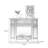 Black Manufactured Wood Electric Fireplace-920546565
