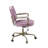 Siecross Pink Top Grain Leather Office Chair-1462970989