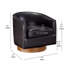 Chaise pivotante en similicuir-72028726