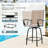 Metal Bar Set with Stools