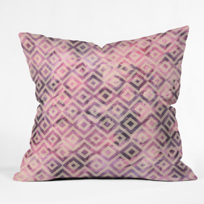 Tropical Fusion Diamonds Indoor/Outdoor Throw Pillow